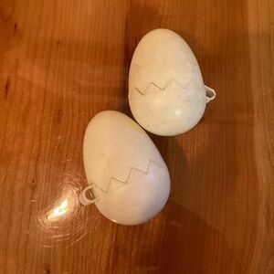 Vintage Fisher Price Pretend Food Cracked Eggs